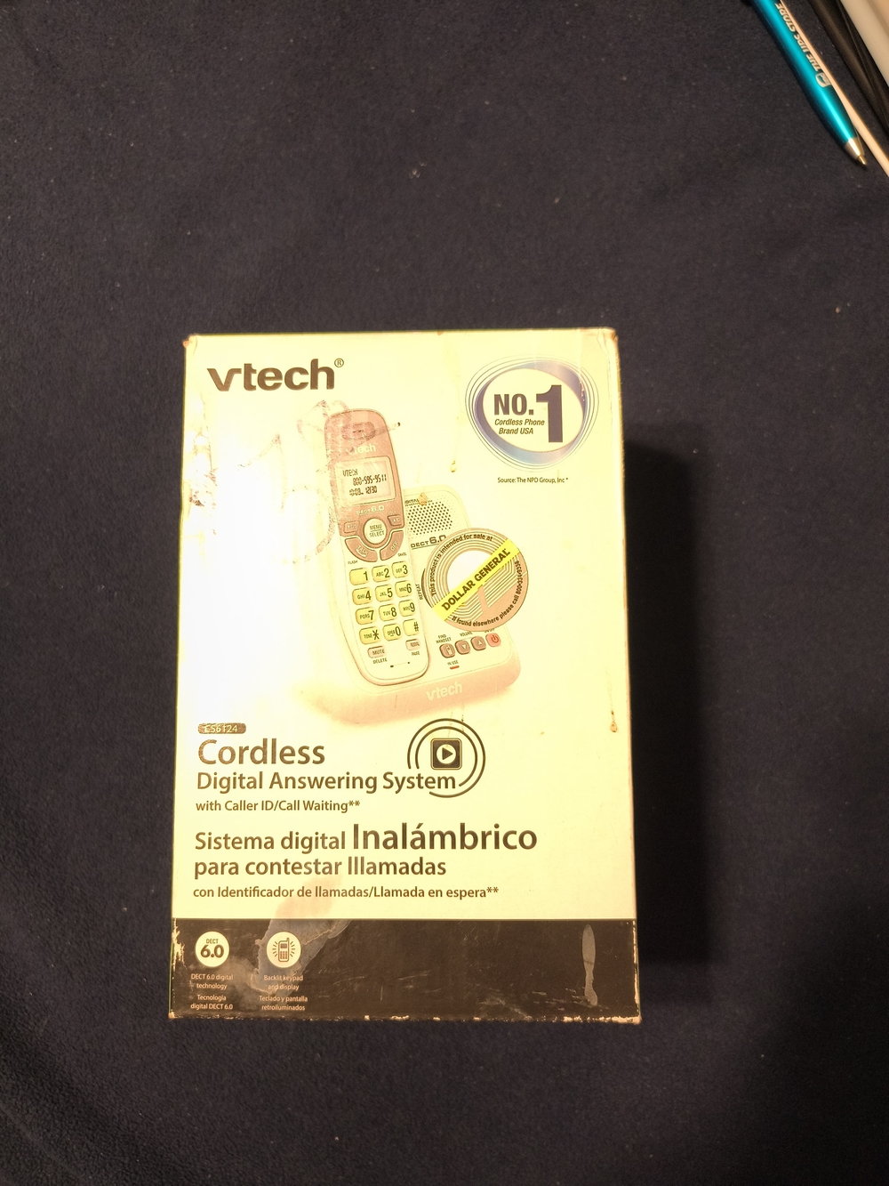 VTech White Cordless Digital Answering System with Caller ID